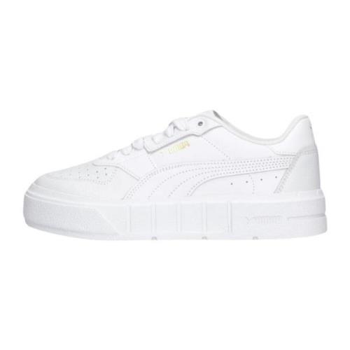 Witte Lage Plateau Sneakers Puma , White , Dames