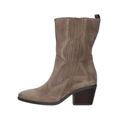 Dames Enkellaarsjes Taupe Gabor , Brown , Dames