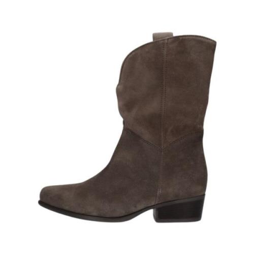 Bruine Western Stijl Laarzen Gabor , Brown , Dames