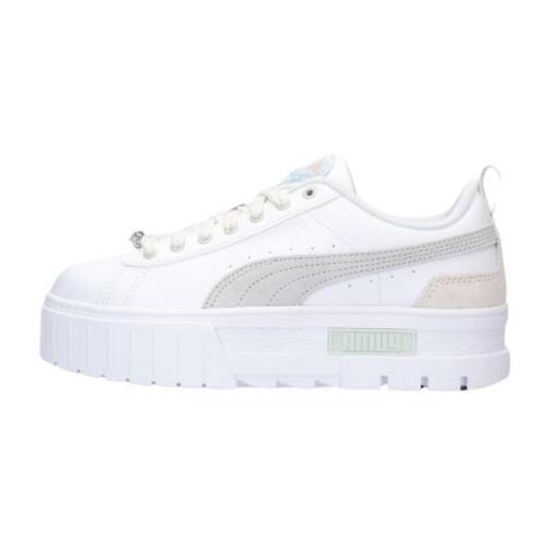 Witte Lage Sneakers Mayze Iwd Puma , White , Dames