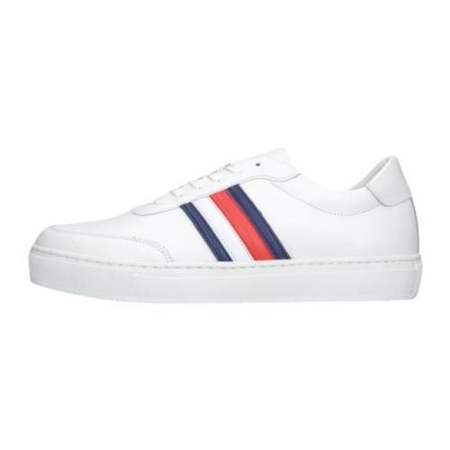 Premium Cupsole Mono Lage Sneakers Tommy Hilfiger , White , Heren