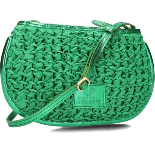 Metallic Groene Schoudertas Elle Lia Fred De La Bretoniere , Green , D...