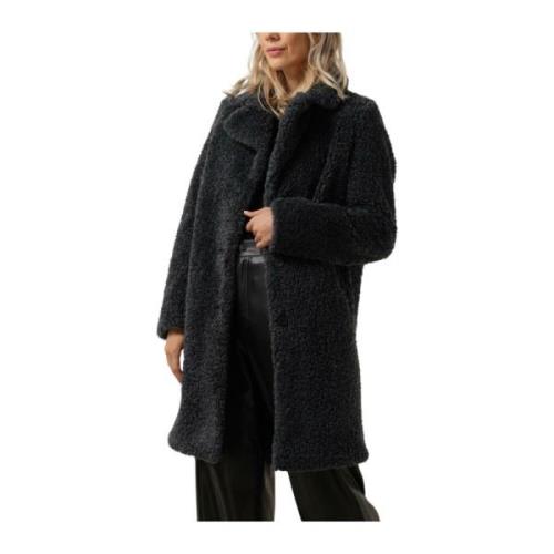 Faux Fur Jas Grijs Dames Giacomo , Gray , Dames