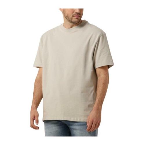 Heren Polo & T-shirt met Achterprint Pure Path , Beige , Heren