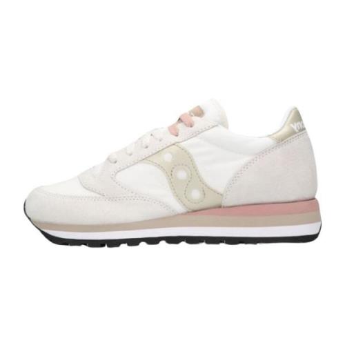 Witte Lage Top Jazz Triple Sneakers Saucony , Multicolor , Dames