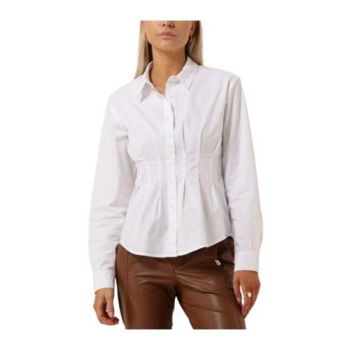 Witte Blouse met W23z599 Design Penn&Ink N.Y , White , Dames