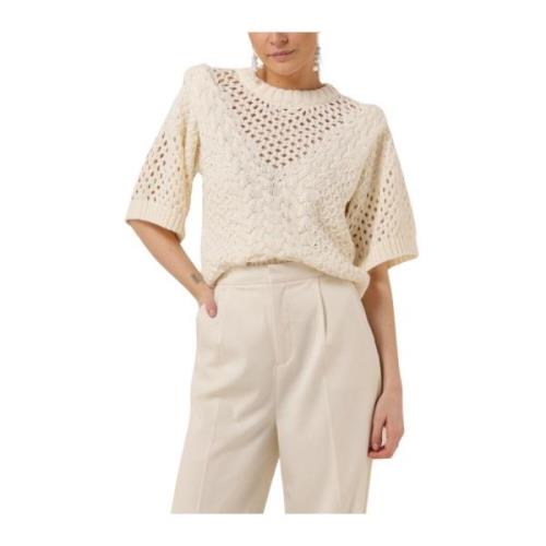 Witte Pullover Trui Stijlvol Comfortabel Copenhagen Muse , Beige , Dam...