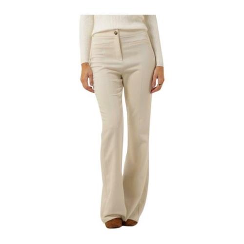 Dames Lange Broek Wit Liu Jo , White , Dames