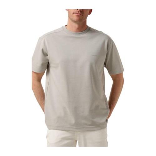 Heren Polo & T-shirt, Beige Stijlvol Genti , Beige , Heren