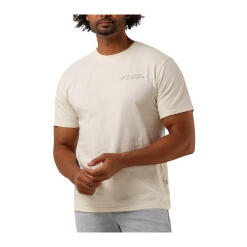 Heren Polo T-shirts Gravel T-shirt Forét , Beige , Heren