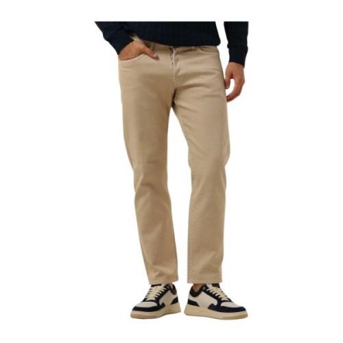 Heren Slim Fit Gekleurde Jeans Selected Homme , Brown , Heren