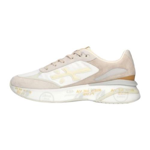 Beige Moerun Lage Sneakers Premiata , White , Heren