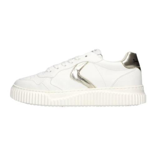 Witte Lage Sneakers Hybro 03 Voile Blanche , White , Dames