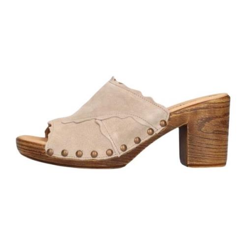 Beige Sandaal met Luxe Details Gabor , Beige , Dames