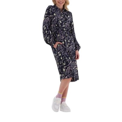 Dames Jurken Relaxed Fit Shirt Dress Scotch & Soda , Blue , Dames