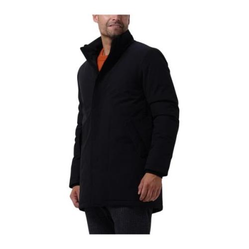 Peel Coat B Zwarte Jas Selected Homme , Black , Heren