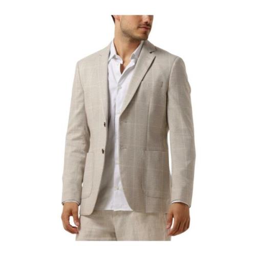 Beige Slhslim-Warwick Blazer Selected Homme , Beige , Heren