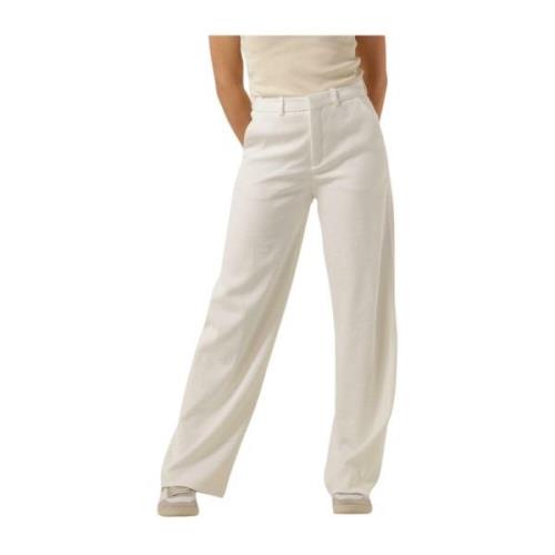 Elegante Witte Bureau Broek Drykorn , White , Dames