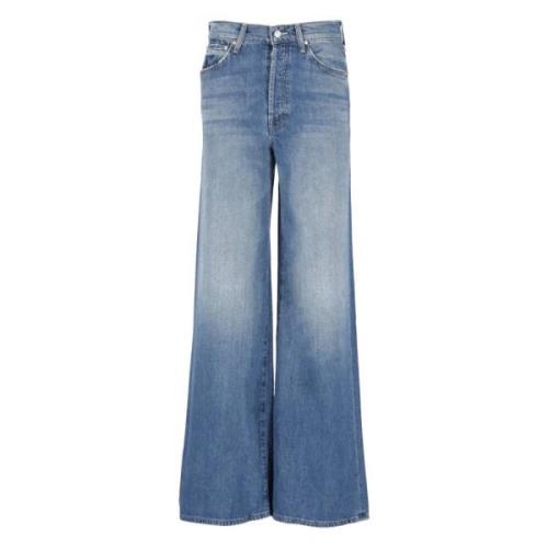 Blauwe Katoenen Jeans voor Vrouwen Mother , Blue , Dames