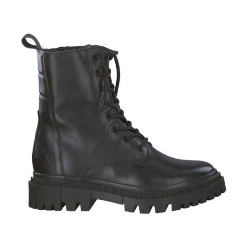 Zwarte Gesloten Booties Enkellaarzen Tamaris , Black , Dames