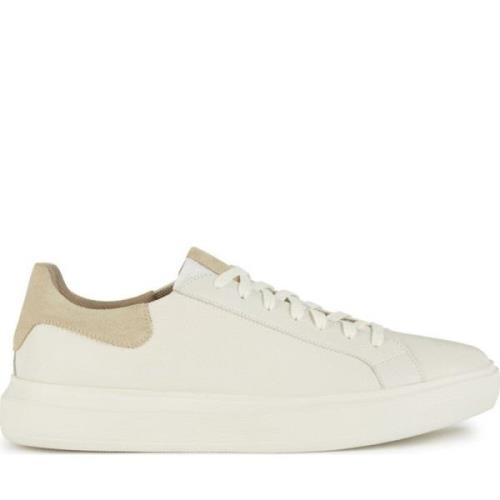 Witte Sneakers voor Mannen Geox , White , Heren