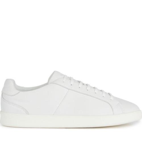 Witte Sneakers voor Mannen Geox , White , Heren