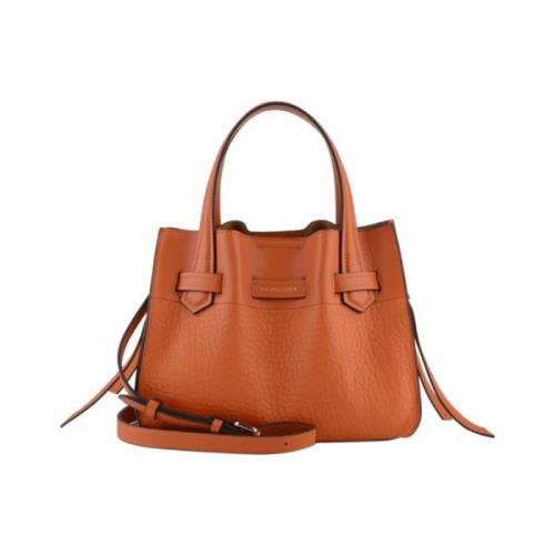 Oranje Crossbody Tas met Drie Compartimenten Pourchet Paris , Orange ,...