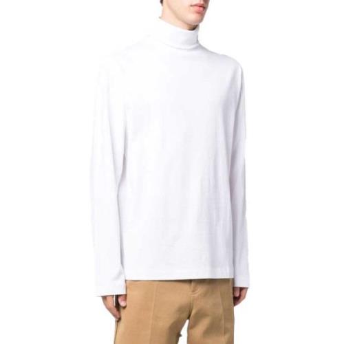 Witte Longsleeve Coltrui Golfstijl Études , White , Heren