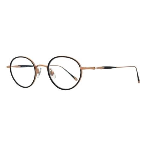 Rose Gold Black Eyewear Frames Matsuda , Black , Unisex