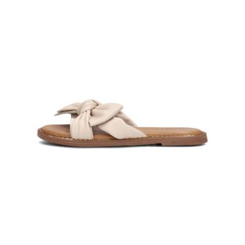 Elegante Leren Slipper Audrey 1 Tango , Beige , Dames