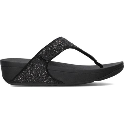 Zwarte Glitter Dames Sandalen X03 Fitflop , Black , Dames
