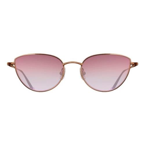 Rose Gold Pink Gradient Sunglasses Matsuda , Yellow , Dames