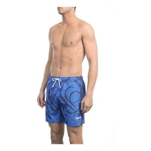 Heren Zwemkleding Collectie Bikkembergs , Blue , Heren