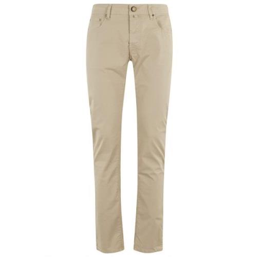 Stijlvolle Denim Jeans Jacob Cohën , Beige , Heren