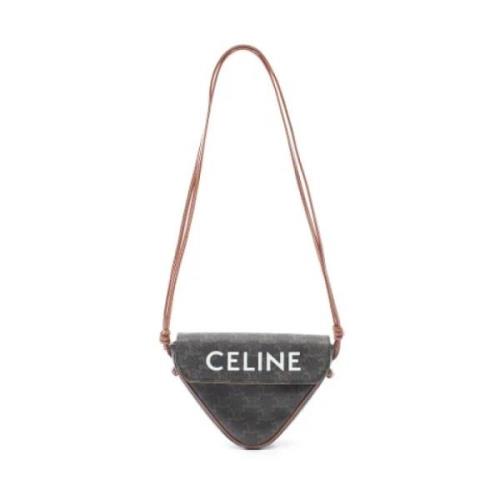 Pre-owned Leather celine-bags Celine Vintage , Brown , Dames