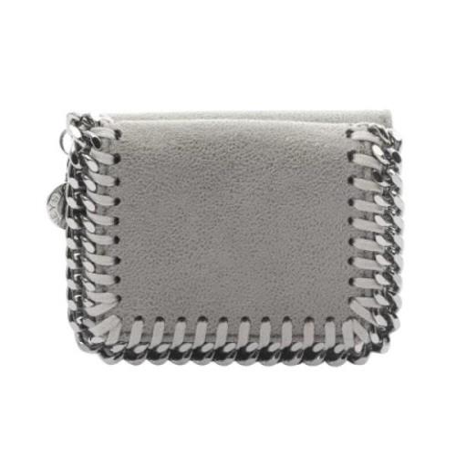 Pre-owned Leather wallets Stella McCartney Pre-owned , Gray , Dames
