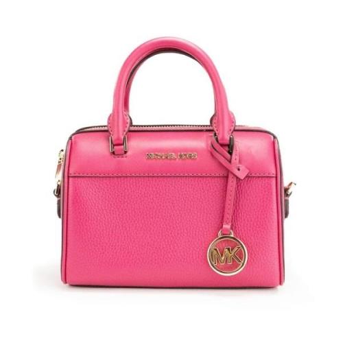 Roze Pebble Leren Crossbody Handtas Michael Kors , Pink , Dames