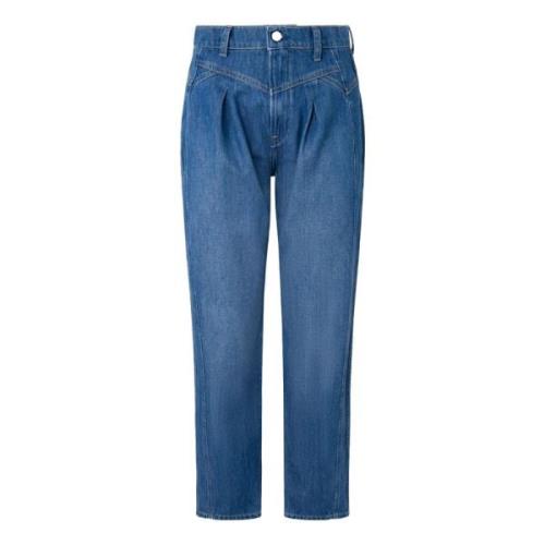 Denim Straight Jeans voor Vrouwen Pepe Jeans , Blue , Dames