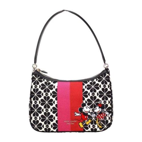 Kleine Bloem Jacquard Canvas Schoudertas Kate Spade , Multicolor , Dam...