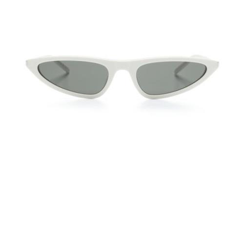 SL 703 003 Sunglasses Saint Laurent , White , Dames