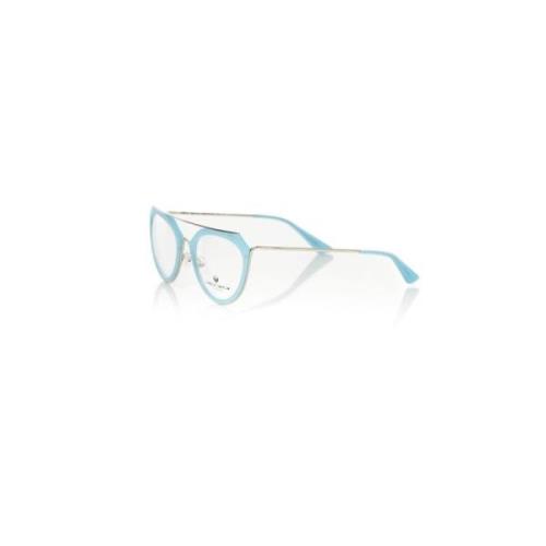 Lichtblauwe Aviator Bril Frankie Morello , Blue , Dames