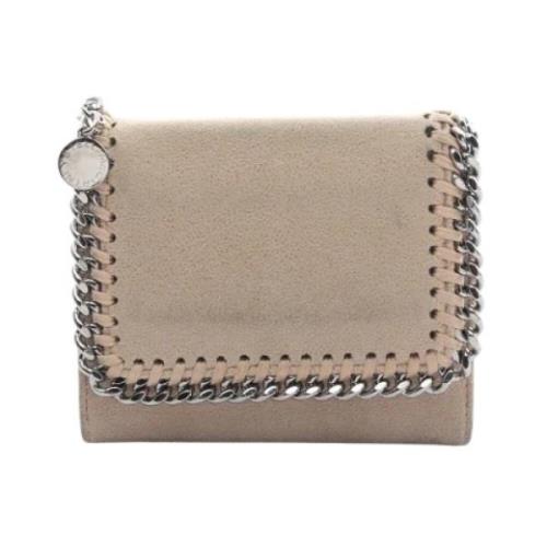 Pre-owned Leather wallets Stella McCartney Pre-owned , Beige , Dames