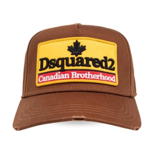 Baseball Cap Dsquared2 , Brown , Heren