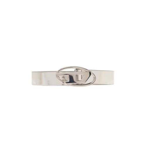 ‘Oval D Logo B-1Dr’ riem Diesel , Gray , Dames