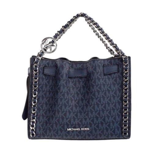 Marine Riem Ketting Crossbody Tas Michael Kors , Blue , Dames