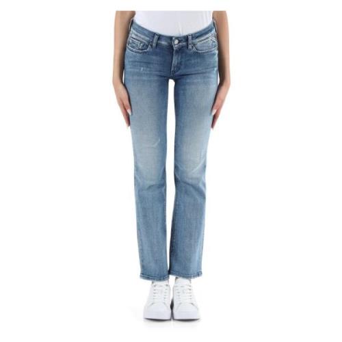 Bootcut jeans met vijf zakken Replay , Blue , Dames