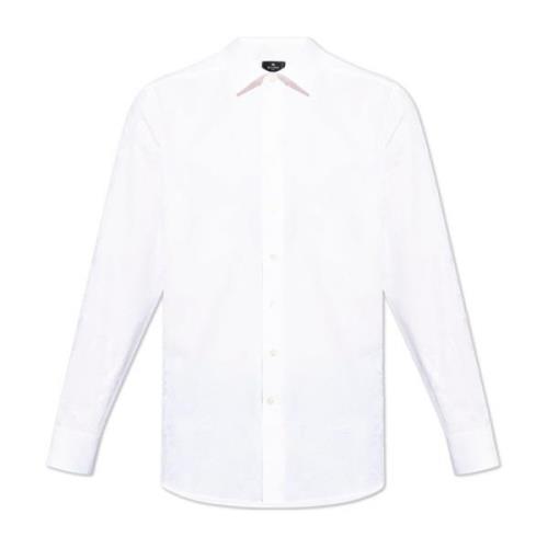Katoenen overhemd Etro , White , Heren