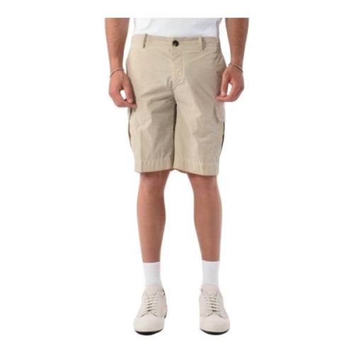 Cargo Bermuda shorts met verborgen sluiting RRD , Beige , Heren