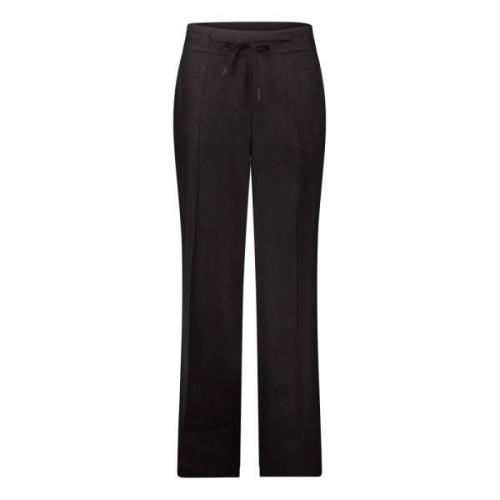 Broek met strikceintuur Betty & Co , Black , Dames