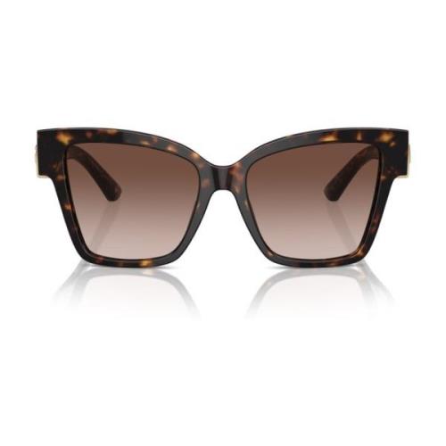 Vierkante zonnebril DG Precious geïnspireerd Dolce & Gabbana , Brown ,...